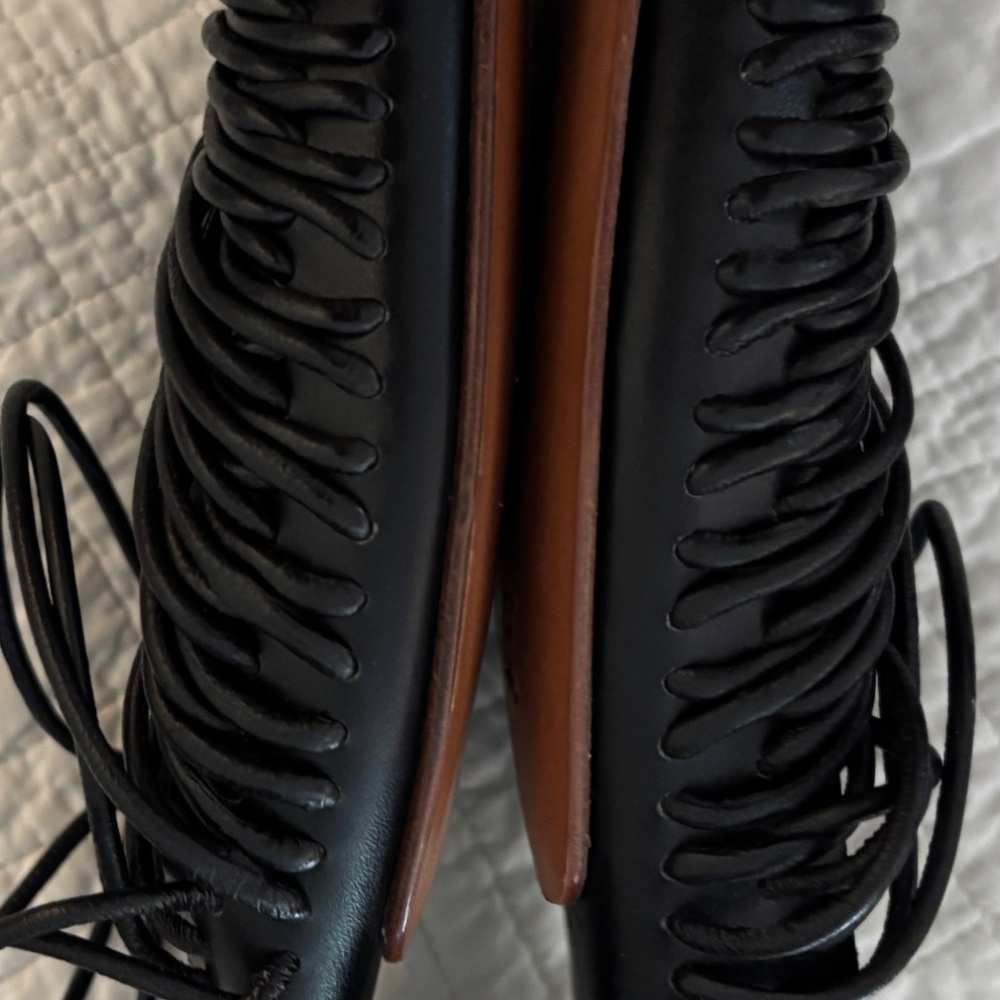 Rare vintage new robert Clergerie black mule sandals - Picture 4 of 8